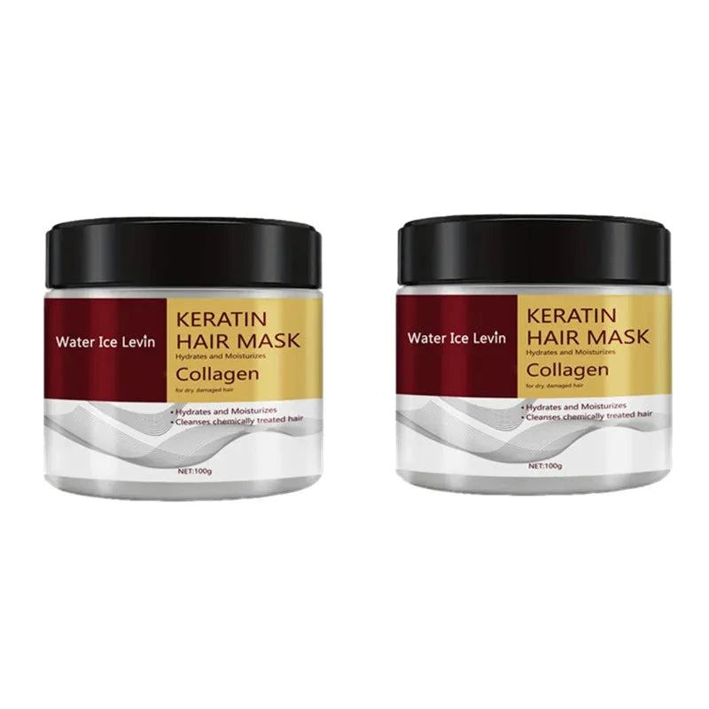 Collagen Keratin Hair Mask & Dual Oil Control Moisturizer Conditioner