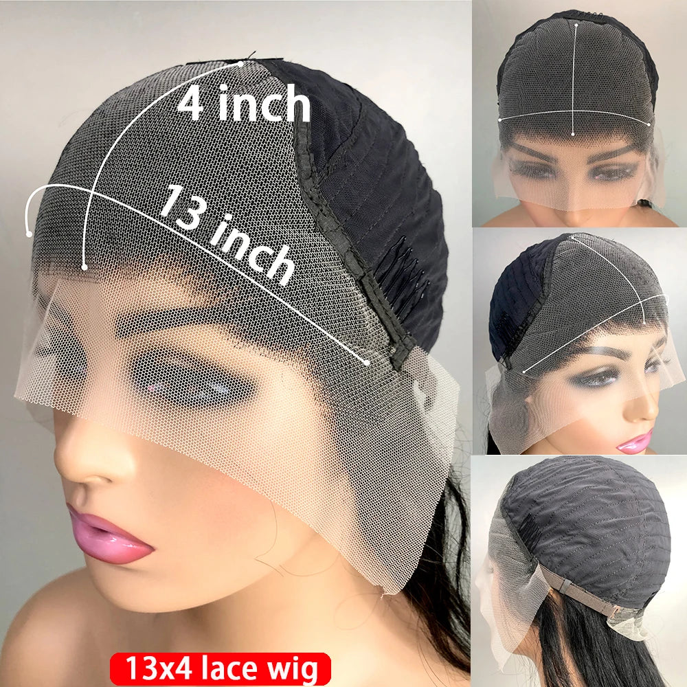 44 inch curly lace frontal wig