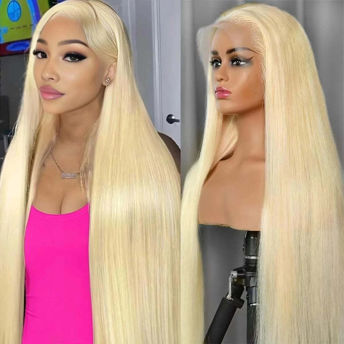 Raw Brazilian Straight Lace Frontal Wig Remy Human Hair