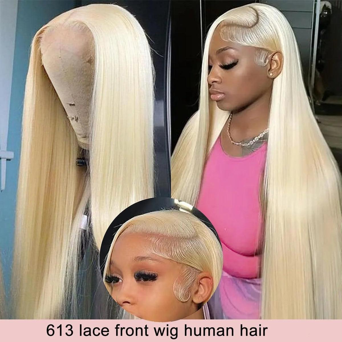 613 Vietnamese Lace Frontal Human Hair Wig
