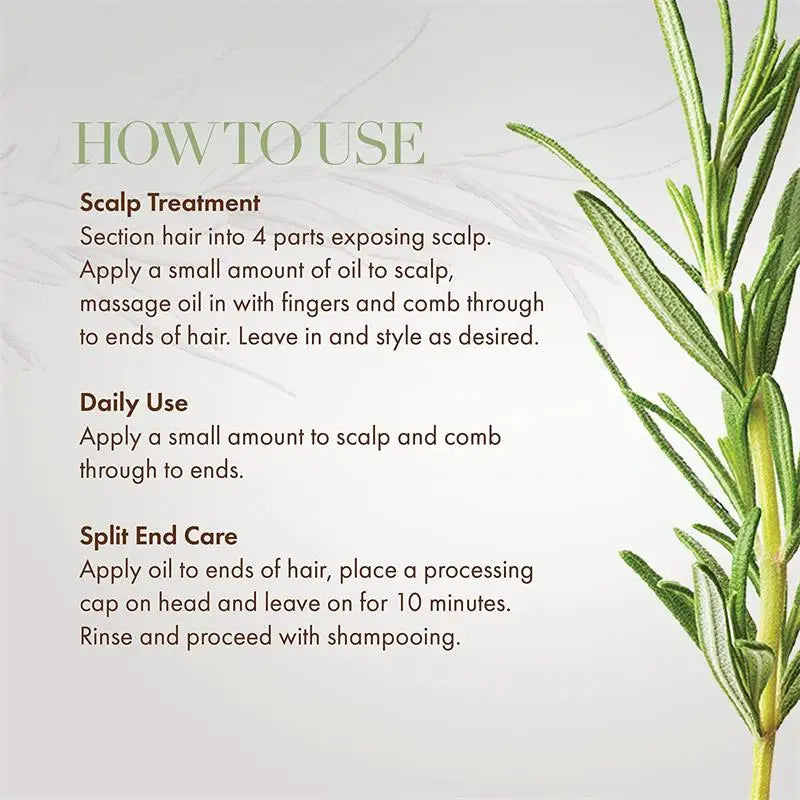 Rosemary Hair & Scalp OilRosemary Hair & Scalp Oil