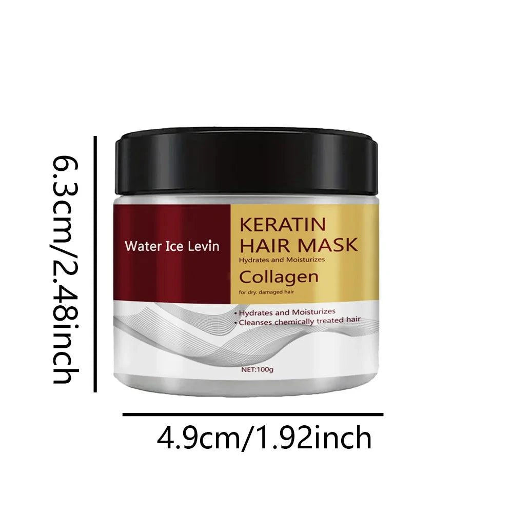 Collagen Keratin Hair Mask & Dual Oil Control Moisturizer Conditioner