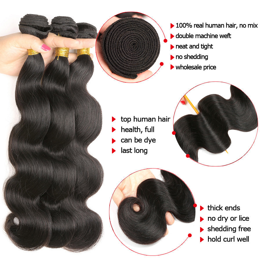Body Wave Human Hair Bundles - Singles & 3-Bundle Sets