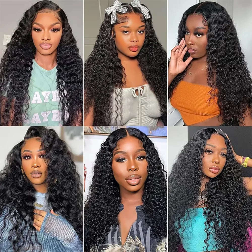 44 inch curly lace frontal wig