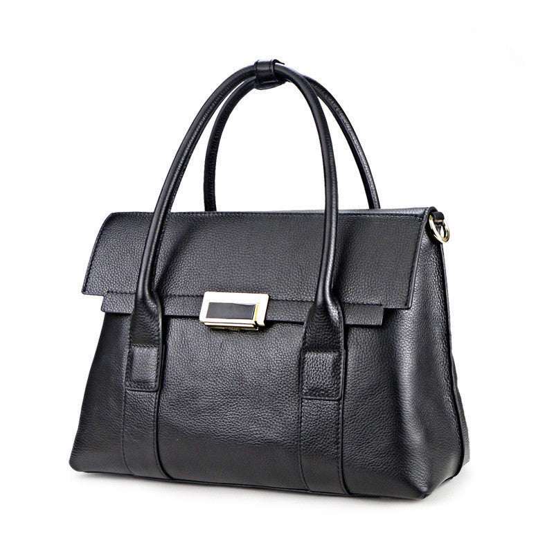 Full-Grain Cowhide Three-Way Shoulder Bag