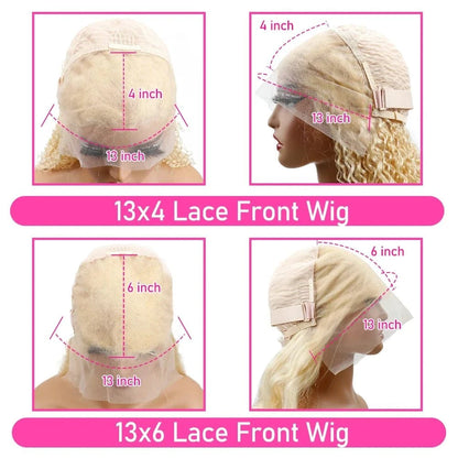 13x6 HD Transparent Lace Front Human Hair Wig