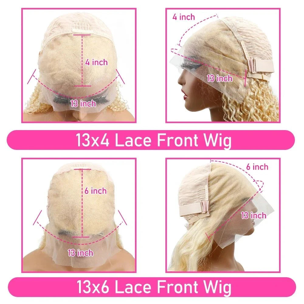  Raw Brazilian Straight Lace Frontal Wig Remy Human Hair
