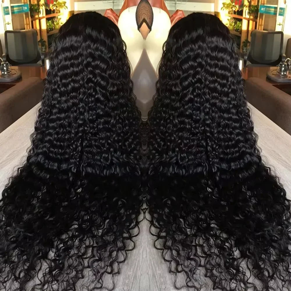44 inch curly lace frontal wig