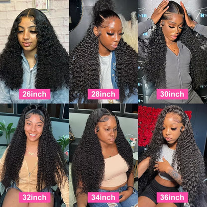 44 inch curly lace frontal wig