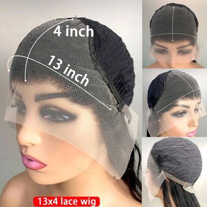44 inch curly lace frontal wig