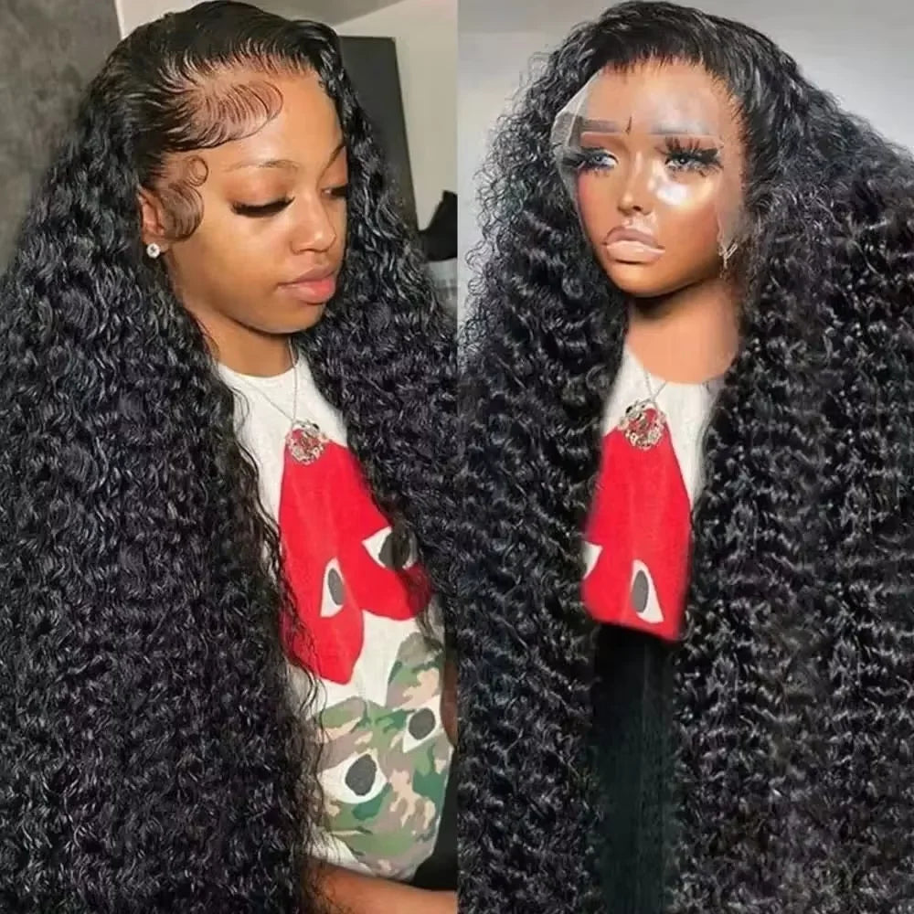 44 inch curly lace frontal wig