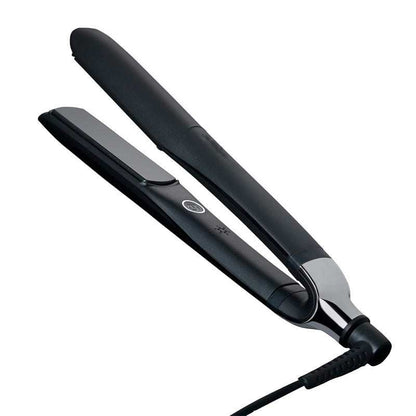 Ceramic Hair Straightener in black with sleek heated plates, ergonomic handle, and swivel power cord