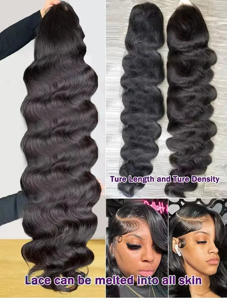 Body Wave Glueless Pre Cut 5x5 Lace Human Hair Wigs 13x6 HD Lace Frontal Wigs Wavy 13x4 Lace Front Human Hair Closure Wigs