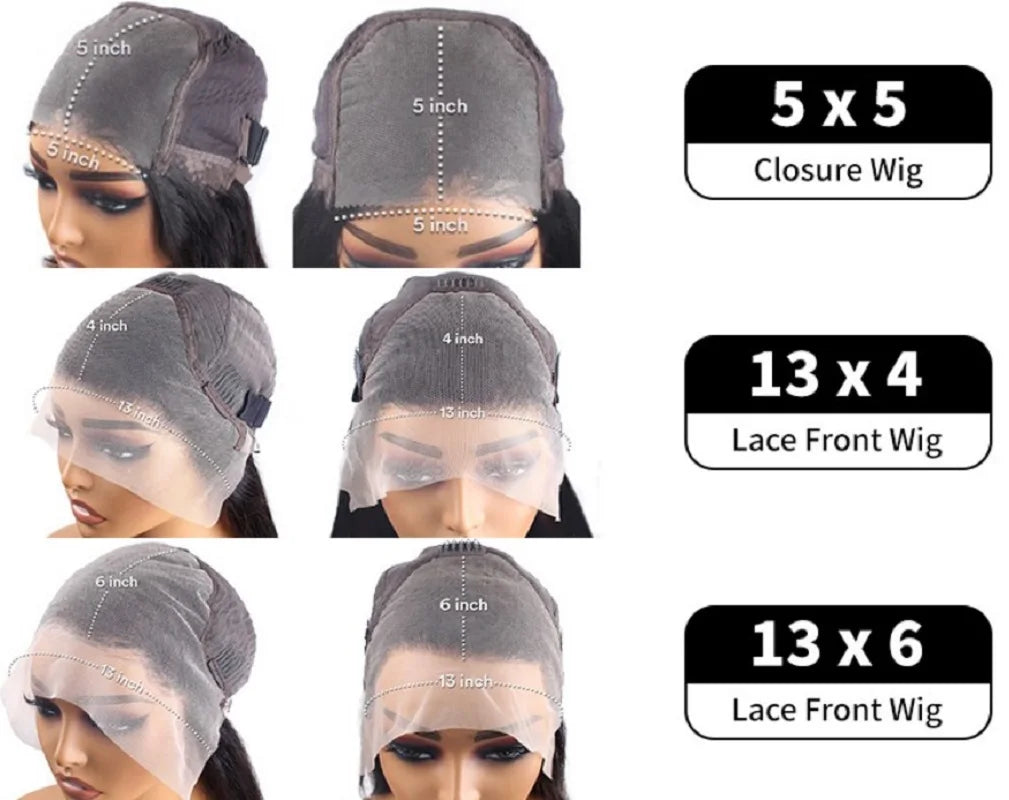 Body Wave Glueless Pre Cut 5x5 Lace Human Hair Wigs 13x6 HD Lace Frontal Wigs Wavy 13x4 Lace Front Human Hair Closure Wigs