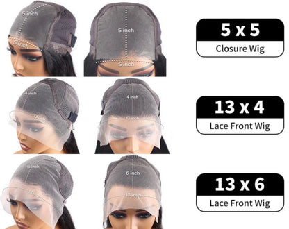 Body Wave Glueless Pre Cut 5x5 Lace Human Hair Wigs 13x6 HD Lace Frontal Wigs Wavy 13x4 Lace Front Human Hair Closure Wigs
