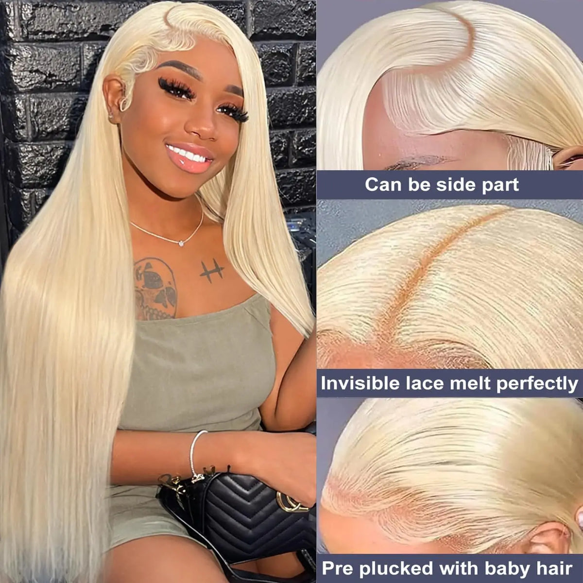 613 Vietnamese Lace Frontal Human Hair Wig