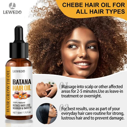Lewedo Naturals Batana Oil Fast Hair Growth Oil for Men Women