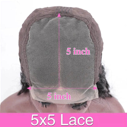 Deep Wave Human Hair Wig 13x4 Lace Front Wig For Women